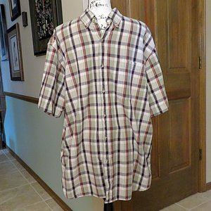 MAURICES Plaid Button Down Shirt - Size L - EUC